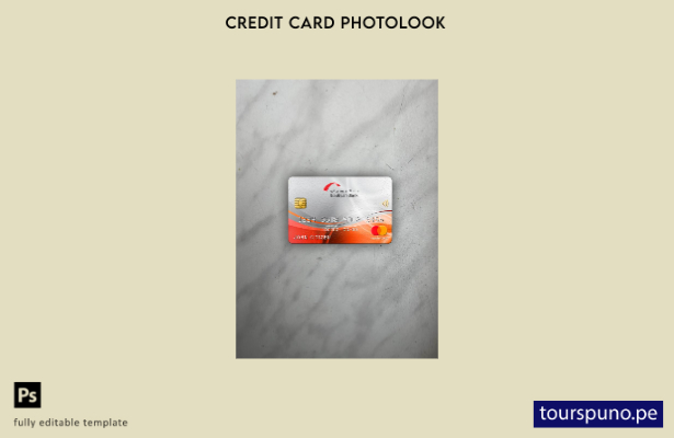 listo para imprimir plantilla frontal de aspecto fotográfico de mastercard de 56